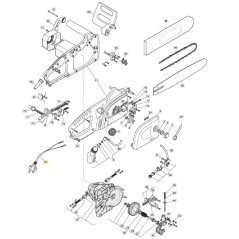 Cavo alimentazione elettrosega modelli CP1.8 EA1800 ORIGINALE STIGA 118800459/0 | NewgardenParts.com