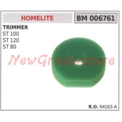 Filtro aria HOMELITE trimmer ST 100 120 80 006761 | NewgardenParts.com