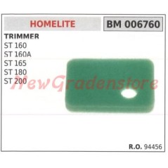 Filtro aria HOMELITE trimmer ST 160 160A 165 180 200 006760 | NewgardenParts.com