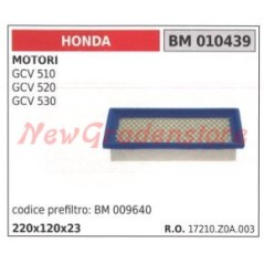 Filtro aria HONDA motori GCV 510 520 530 010439 | NewgardenParts.com