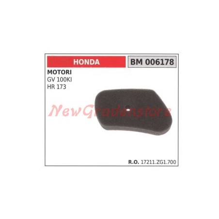 Filtro aria HONDA motori GV 100KI HR 173 006178 | NewgardenParts.com