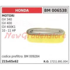 Filtro aria HONDA motori GV 340 400 400K1 10 11 HP 006538 | NewgardenParts.com