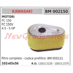 Filtro aria KAWASAKI motore FC 150 150V 4.5 5 HP 002150 | NewgardenParts.com