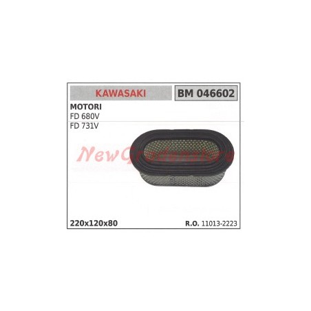 Filtro aria KAWASAKI motore FD 680V 731V 046602 | NewgardenParts.com