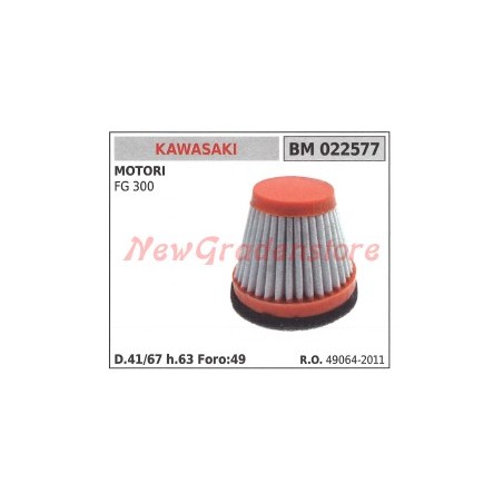 Filtro aria KAWASAKI motore FG 300 022577 | NewgardenParts.com