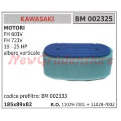 Air filter KAWASAKI engine FH 601V 721V 19 25 HP vertical shaft 002325 | NewgardenParts.com