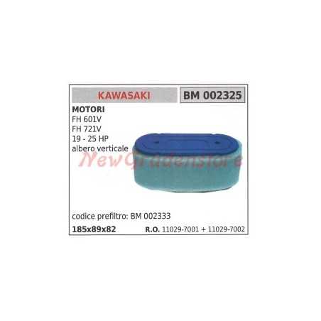Air filter KAWASAKI engine FH 601V 721V 19 25 HP vertical shaft 002325 | NewgardenParts.com