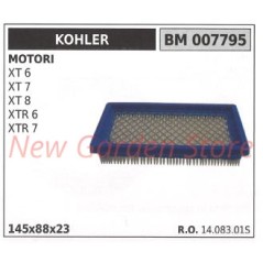 Filtro aria KOHLER motore XT 6 7 8 XTR 6 7 007795 | NewgardenParts.com