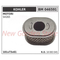 Filtro aria KOHLER trattorino motozappa SH265 046591 | NewgardenParts.com