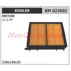 Filtre à air KOHLER tracteur de pelouse 12.5 HP 022602 | NewgardenParts.com