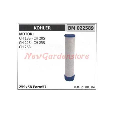 KOHLER Luftfilter Rasentraktor CH 18S 20S 22S 25S 26S 022589 | NewgardenParts.com