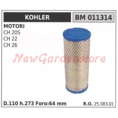 Filtro aria KOHLER trattorino rasaerba CH 20S 22 26 011314 | NewgardenParts.com