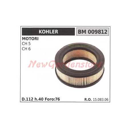 KOHLER Rasentraktor CH 5 6 Luftfilter 009812 | NewgardenParts.com