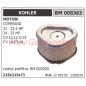 Filtro aria KOHLER trattorino rasaerba COMMAND 11 12.5 HP 14 15 HP 008363