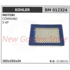 Filtro aria KOHLER trattorino rasaerba COMMAND 5 HP 012324 | NewgardenParts.com