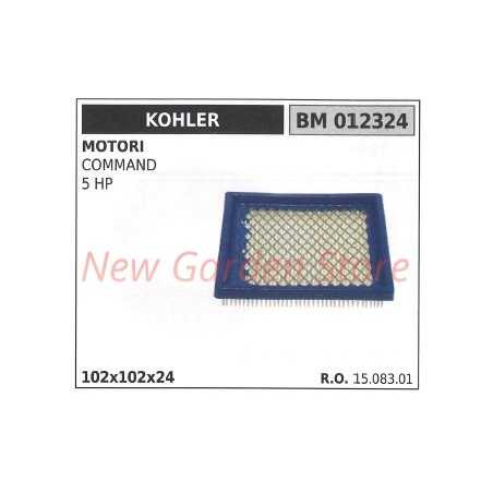 Filtro de aire KOHLER para tractor de césped COMMAND 5 HP 012324 | NewgardenParts.com