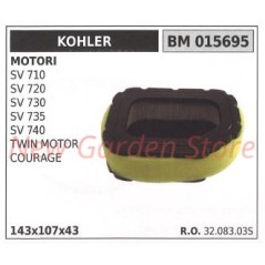 Filtro aria KOHLER trattorino SV 710 720 730 735 740 TWIN MOTOR COURAGE 015695 | NewgardenParts.com