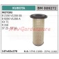 Filtro de aire KUBOTA motor B 2150 V1200-5B B 9200 V1200-A KX 71 009272 Motor K1105