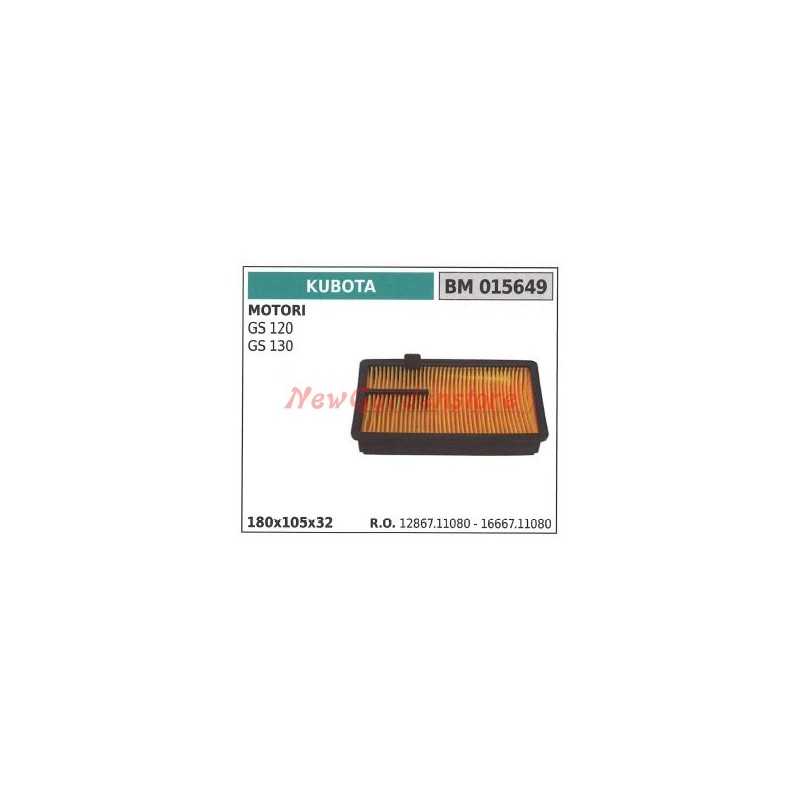 Filtre à air KUBOTA moteur GS 120 130 015649