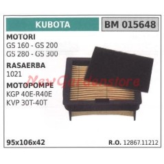 Filtro aria KUBOTA motore GS 160 200 280 300 rasaerba 1021 015648 | NewgardenParts.com