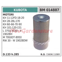 Filtro aria KUBOTA motore KH 11 12FD 18 20 28 28L 170 60 66 70 014887 | NewgardenParts.com