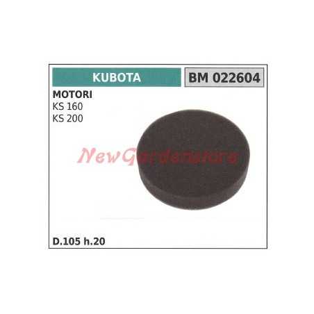 Air filter KUBOTA engine KS 160 200 022604 | NewgardenParts.com