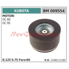 Air filter KUBOTA engine OC 80 95 009554 | NewgardenParts.com