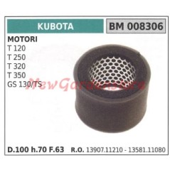 Filtro aria KUBOTA motore T 120 250 320 350 GS 130/TS 008306 | NewgardenParts.com