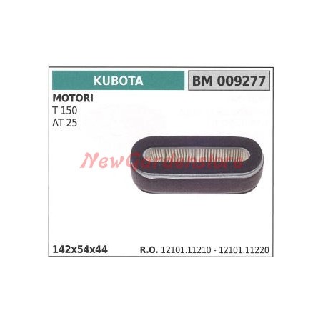 Filtro aria KUBOTA motore T 150 AT 25 009277 tagliaerba tosaerba rasaerba | NewgardenParts.com