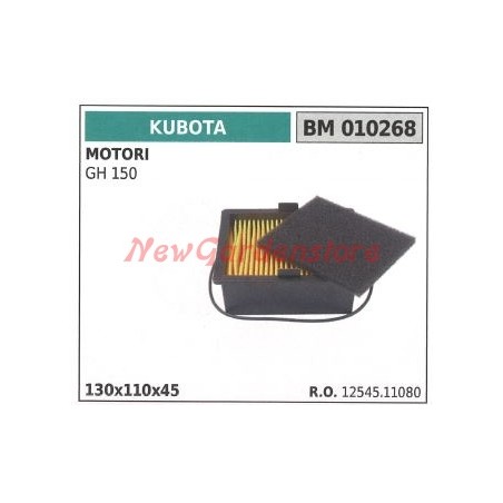 Filtro aria KUBOTA motore trattorino GH 150 010268 | NewgardenParts.com