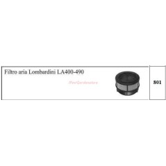 Filtro aria LOMBARDINI LA400 490 801 | NewgardenParts.com