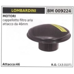 Filtro aria LOMBARDINI motocoltivatore cappellotto filtro aria attacco da 46mm | NewgardenParts.com