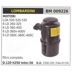 Filtre à air LOMBARDINI motoculteur LDA 500 520 530 | NewgardenParts.com