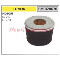 Filtro aria LONCIN motore trattorino rasaerba LC 240 270F 028670 | NewgardenParts.com