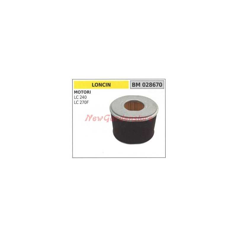 LONCIN air filter LC 240 270F lawn tractor engine 028670
