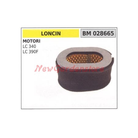 Filtro aria LONCIN motore trattorino rasaerba LC 340 390F 028665 | NewgardenParts.com