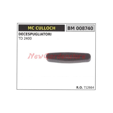 Filtro aria MC CULLOCH decespugliatore TD 2400 008740 | NewgardenParts.com