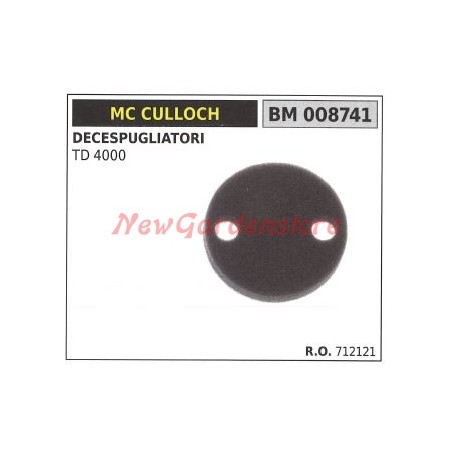 Filtro aria MC CULLOCH decespugliatore TD 4000 008741 | NewgardenParts.com