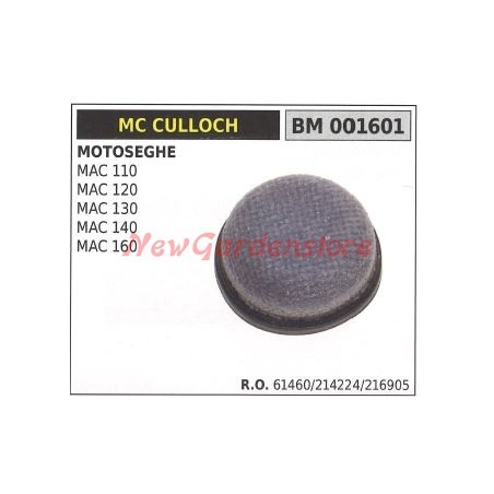 Filtro aria MC CULLOCH motosega MAC 110 120 130 140 160 001601 | NewgardenParts.com