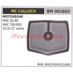 Filtro aria MC CULLOCH motosega MAC 55 60 700 850 10.10 (2° SERIE) 001603 | NewgardenParts.com