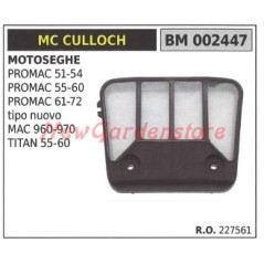 Filtro aria MC CULLOCH motosega PROMAC 51 54 55 60 61 72 tipo nuovo 002447 | NewgardenParts.com