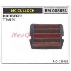 Filtro aria MC CULLOCH motosega TITAN 70 008851 | NewgardenParts.com