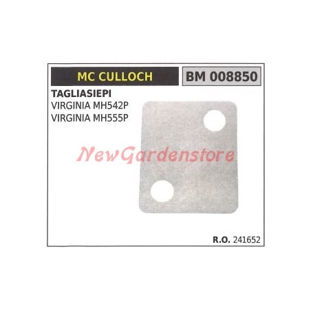 Filtro aria MC CULLOCH tagliasiepi VIRGINIA MH542P MH555P 008850 | NewgardenParts.com