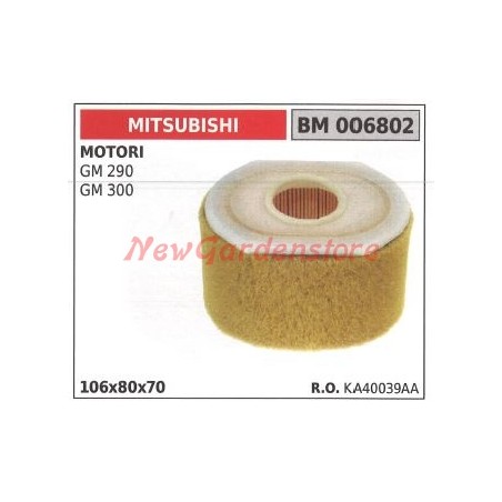 Filtro aria MITSUBISHI motore a 2 tempi decespugliatore e tagliasiepi 006802 | NewgardenParts.com