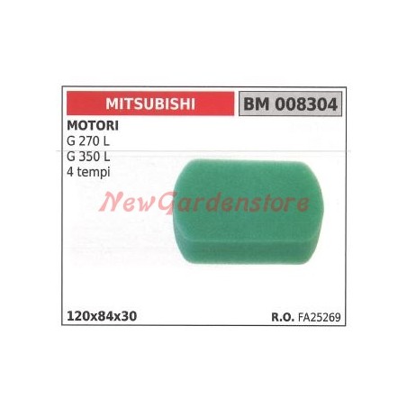 Filtro aria MITSUBISHI motore a 2 tempi decespugliatore e tagliasiepi 008304 | NewgardenParts.com