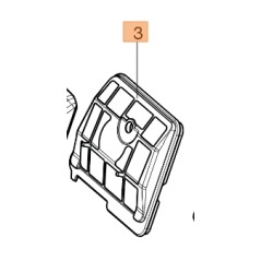Filtro aria motosega originale GST250 OLEOMAC