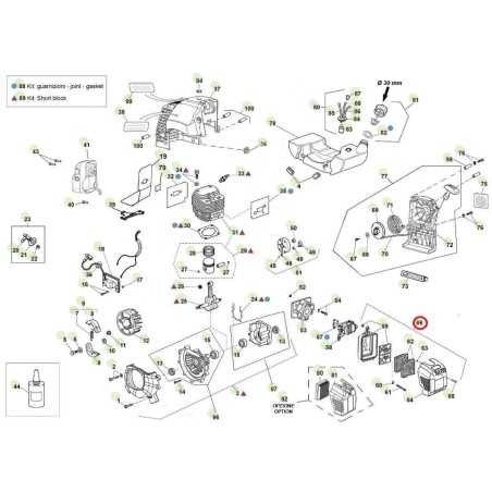 ORIGINAL ACTIVE Luftfilterschnecke Modelle t143 - t152 - tdu 155 020559 | NewgardenParts.com