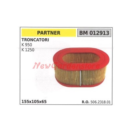 Filtro aria PARTNER per troncatore K 950 1250 012913 | NewgardenParts.com