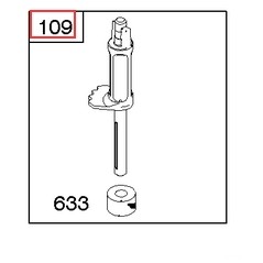 Albero aria originale motore rasaerba tagliaerba BRIGGS & STRATTON 695729 | NewgardenParts.com