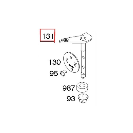 Albero farfalla originale motore rasaerba tagliaerba BRIGGS & STRATTON 497846 | NewgardenParts.com